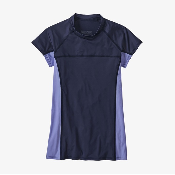 NWT Patagonia Micro Swell Rash Guard Short Sleeve - Picture 6 of 9